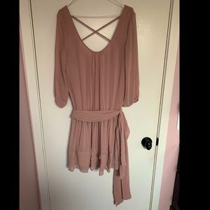 🌟3/$30 H&M Dusty Pink 20s-Inspired Dress